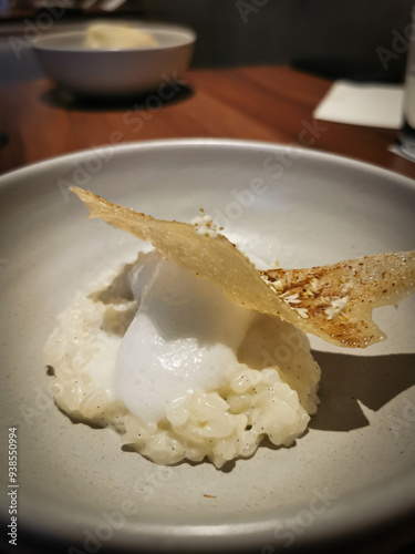rice pudding fine dining