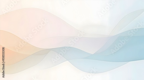 Elegant and Minimalistic Presentation Background in Soft Pastel Colors with a Subtle Light Gray Border   Perfect for Modern Professional Design Projects and Corporate Templates