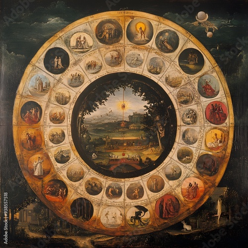 The Wheel of Fortune: Allegorical Renaissance Painting