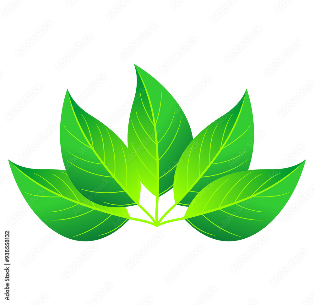 green leaves icon green leaves icon