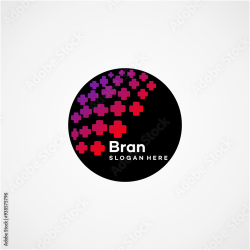 globe tech logo design vector illustration
