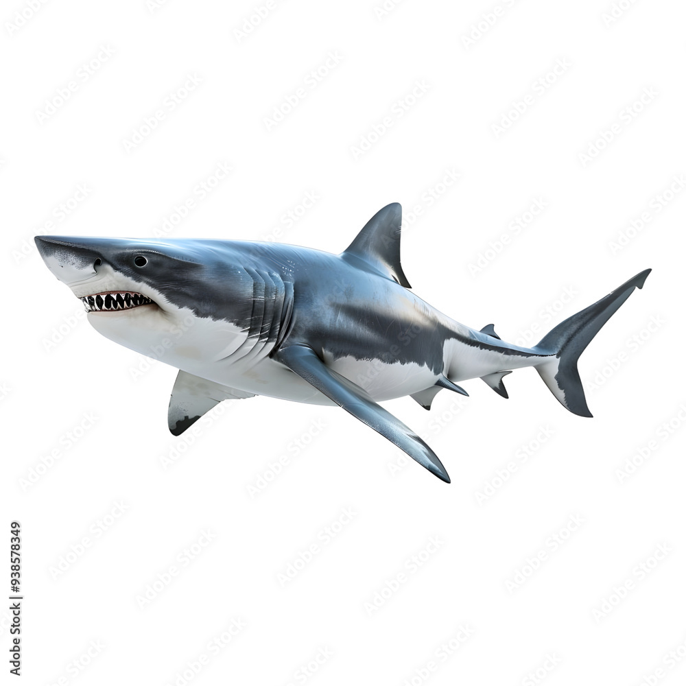 Shark isolated on transparent background 8K high detailed Shark isolated on transparent background 8K high detailed