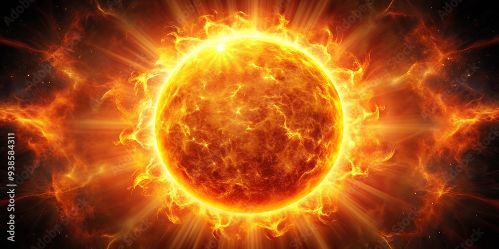 Glowing sun in flames on background, sun, flames, background, hot, fiery, bright, celestial, heat, energy, radiance, abstract Glowing sun in flames on background, sun, flames, background, hot, fiery, bright, celestial, heat, energy, radiance, abstract