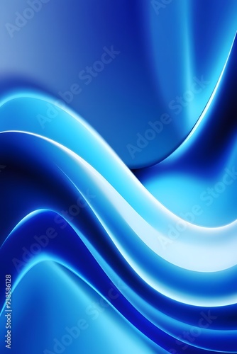 Gradient Blue vertical background. wavy blue verical wallpaper. Wave blue gradient background. Abstract blue color background. gradient blue vertical wallpaper. photo