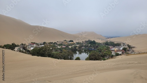 Oasis in Peru desert