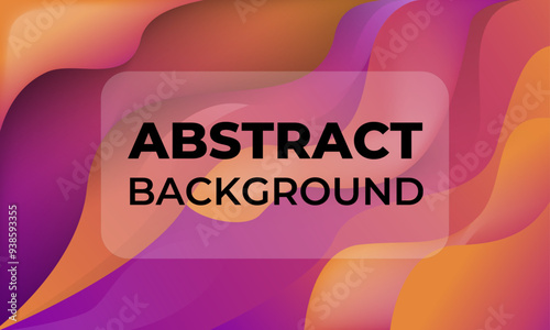 Vibrant Abstract Gradient Background with Fluid Shapes