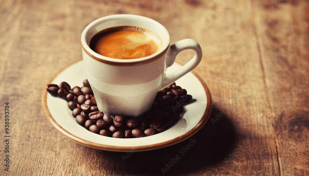 A warm cup of coffee a moment of tranquility A warm cup of coffee a moment of tranquility