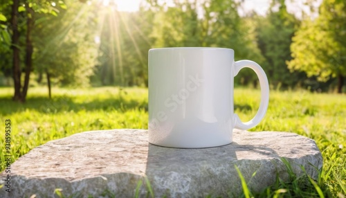  Peaceful morning coffee in the park