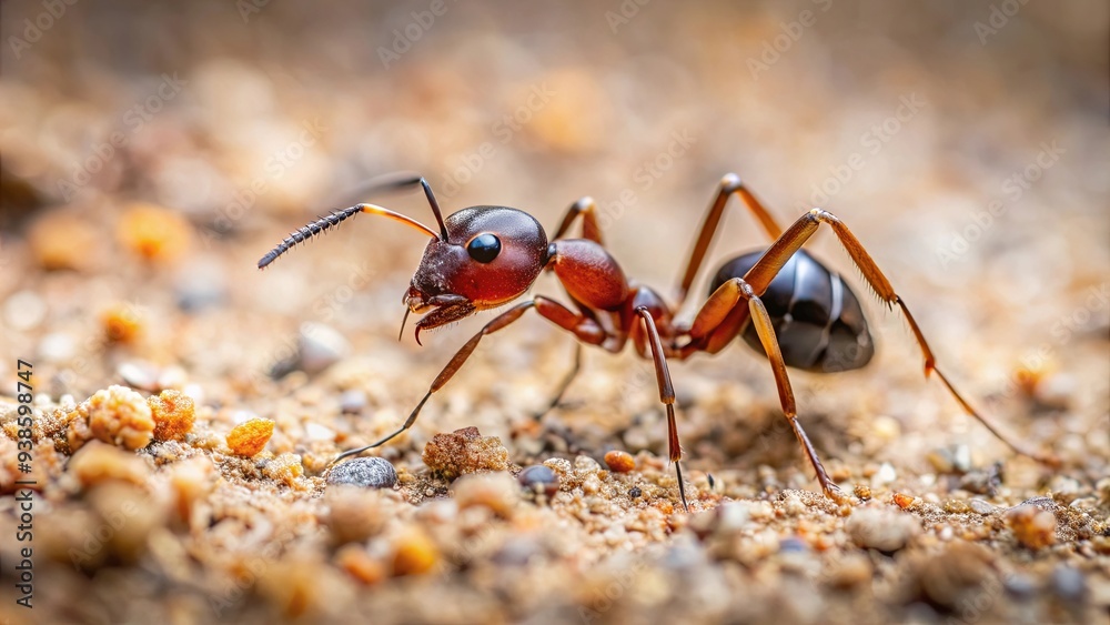 Close-up of an ant crawling on the ground , Ant, insect, wildlife, nature, close-up, macro, animal, tiny, ground, walking, creepy Close-up of an ant crawling on the ground , Ant, insect, wildlife, nature, close-up, macro, animal, tiny, ground, walking, creepy