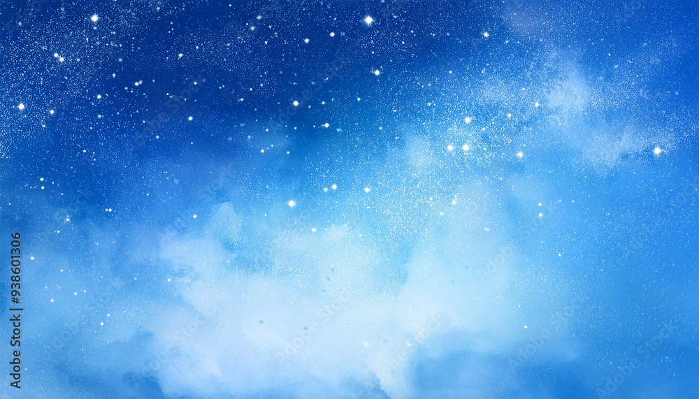 Obraz premium 夜空に広が​​る幻想的な星空の風景4