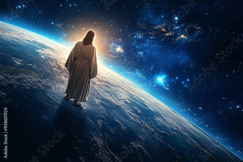 Fototapeta Naklejka Na Ścianę i Meble -  Jesus on Earth.