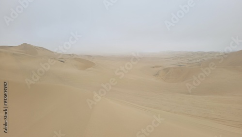 Sand dunes desert Peru