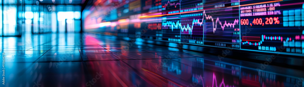 Financial Data Wall Financial Data Wall
