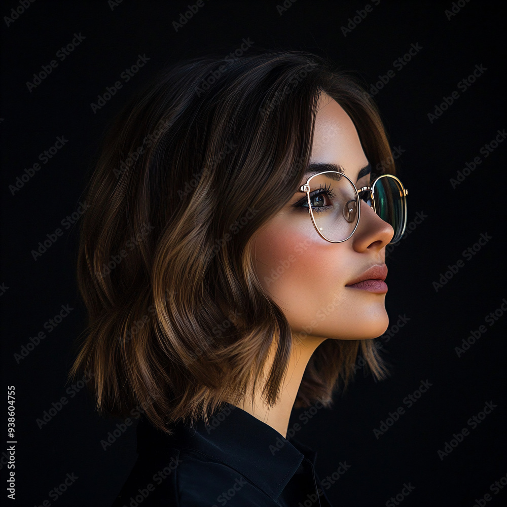 Fototapeta premium Woman in Glasses.