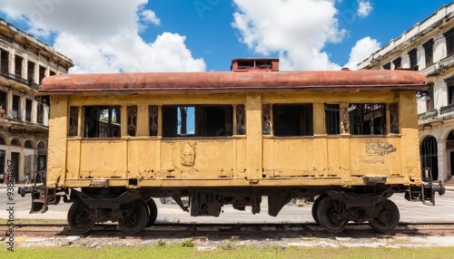  Abandoned train car a testament to time