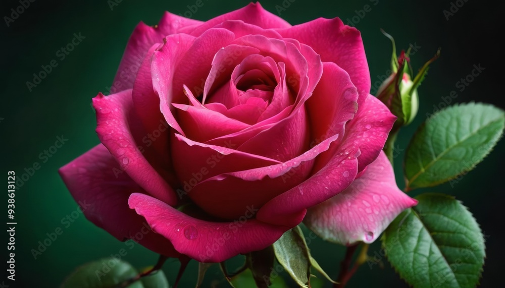 Elegance in bloom A single rose in full glory Elegance in bloom A single rose in full glory