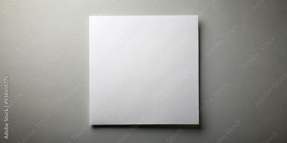 Blank sheet of paper placed on a grey background, blank, sheet, paper, isolated, grey, background, template, empty, space Blank sheet of paper placed on a grey background, blank, sheet, paper, isolated, grey, background, template, empty, space