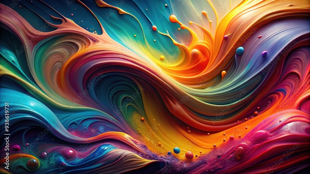 Abstract background with colorful liquid paint waves and stains, abstract, background, colorful, liquid, paint, waves, stains, glossy Abstract background with colorful liquid paint waves and stains, abstract, background, colorful, liquid, paint, waves, stains, glossy