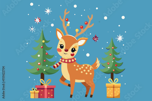 Best  cute bear is celebrating Christmas day  Art Illustrations vector 23.eps photo