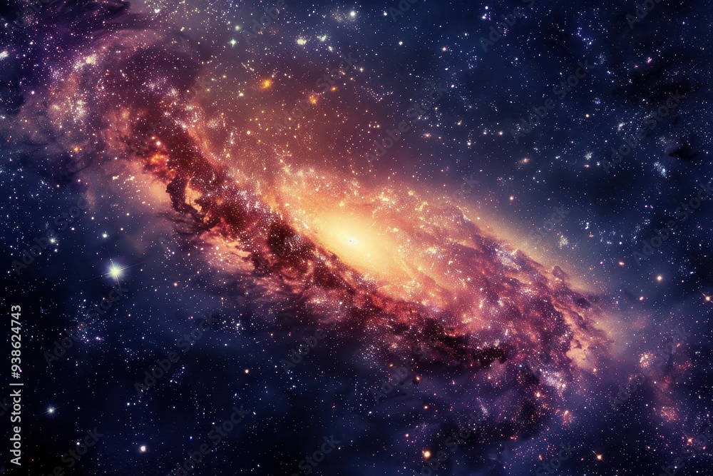 A Star-Filled Galaxy with a Bright Central Core A Star-Filled Galaxy with a Bright Central Core