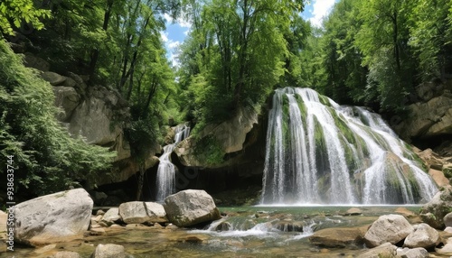  Epic Waterfall in the Heart of Nature