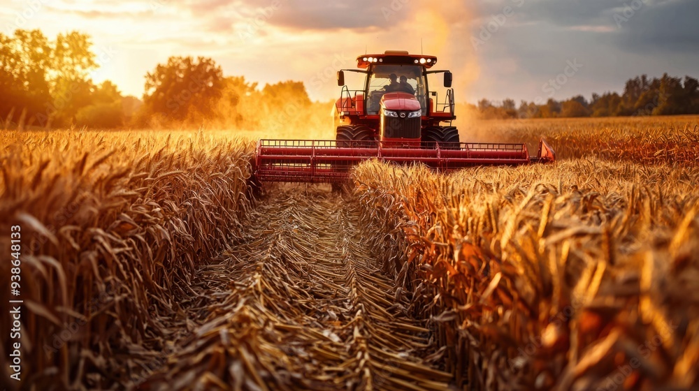 Fototapeta premium Agricultural Commodity Price Fluctuations: Impact of Raw Material Availability and Market Trends
