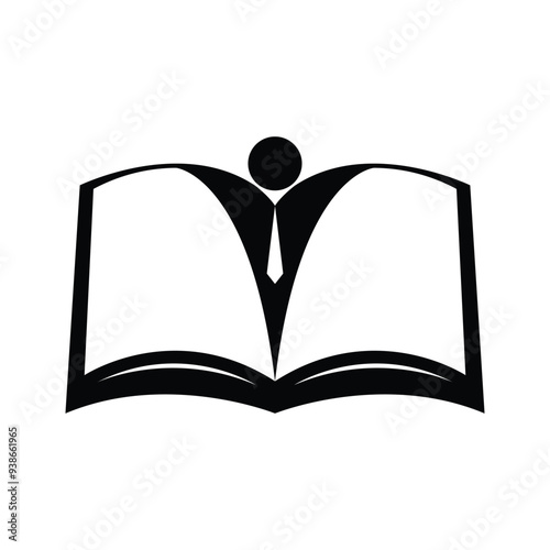 Book logo vector template