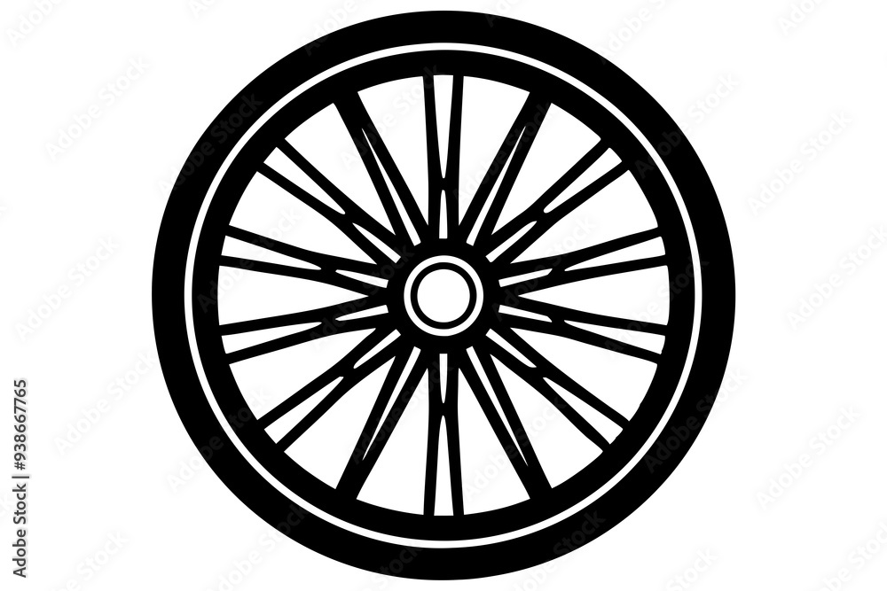 wagon wheel icon, wheel vector silhouette
wagon wheel icon, wheel vector silhouette