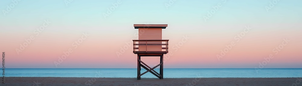 tower on the beach. tower on the beach.