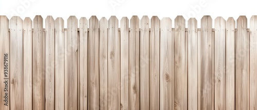 A wooden fence with many wooden slats