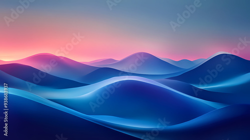 Abstract artistic wave illustration