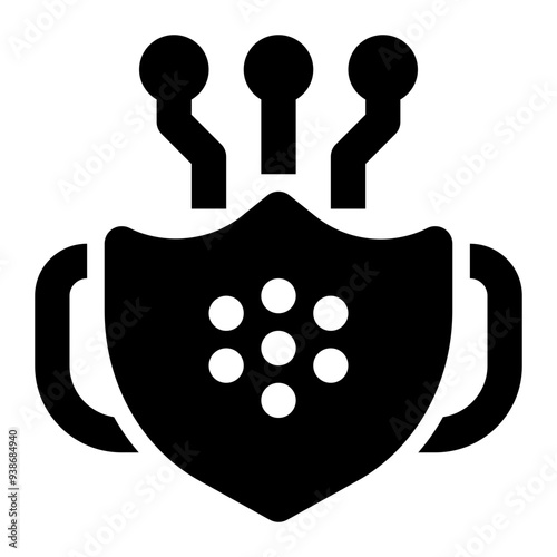 smart mask, healthcare, medical, protection, face mask, wearable technology solid or glyph icon