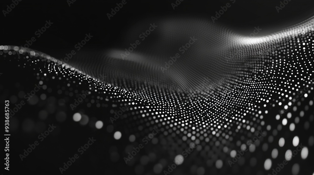A black background with a lot of dots. The background is very dark and the dots are very small. Generative ai A black background with a lot of dots. The background is very dark and the dots are very small. Generative ai