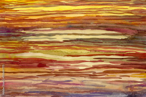 Yellow -brown red gradient paper background texture