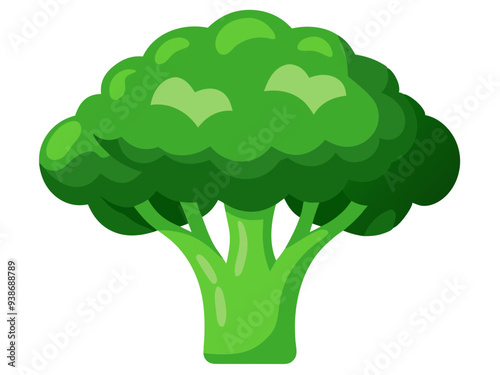 broccoli isolated on white background