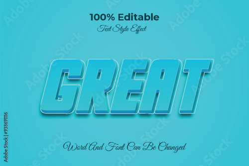 Great editable text effect template