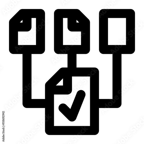 data wrangling, data preparation, data processing, data integration, data conversion, data engineering outline icon
