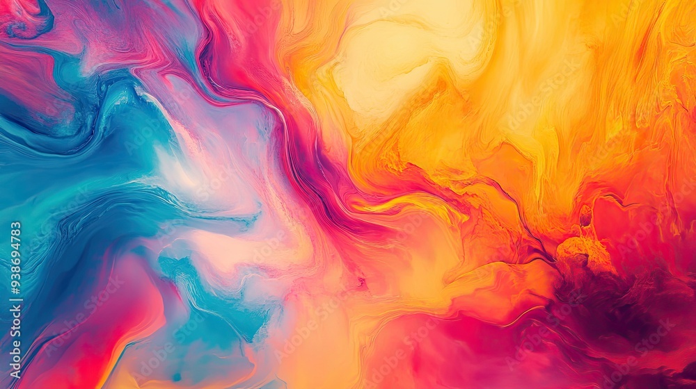 A blend of bright colors and fluid shapes, forming an abstract background with a lively feel. A blend of bright colors and fluid shapes, forming an abstract background with a lively feel.