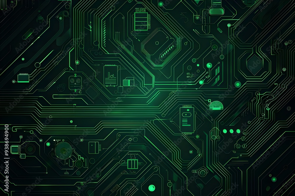Abstract Digital Circuitry Background Abstract Digital Circuitry Background