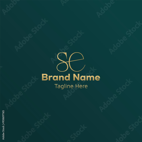 Initial based creative se logo
