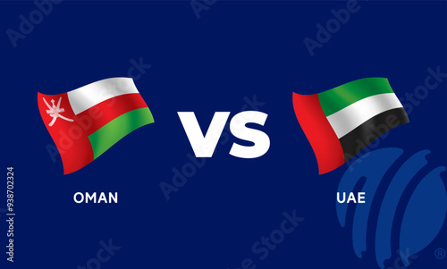 Oman VS UAE Cricket Match Template