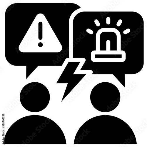 Crisis Communication Icon