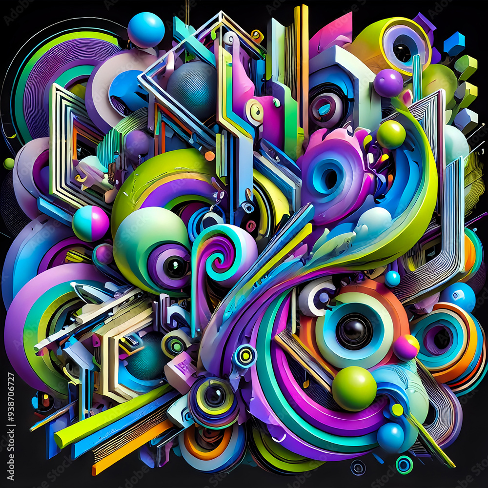 Groundbreaking Avant-Garde Abstract Art Collection: Surreal Forms and Neon Chaos Groundbreaking Avant-Garde Abstract Art Collection: Surreal Forms and Neon Chaos