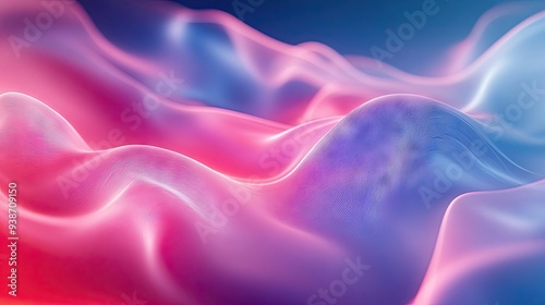 Wallpaper Mural Abstract background with flowing lines and smooth gradients, creating a tranquil atmosphere. Torontodigital.ca