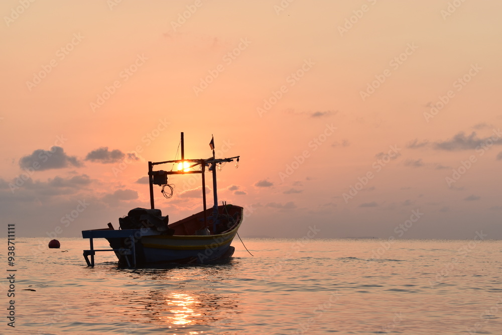 boat in the sunset boat in the sunset