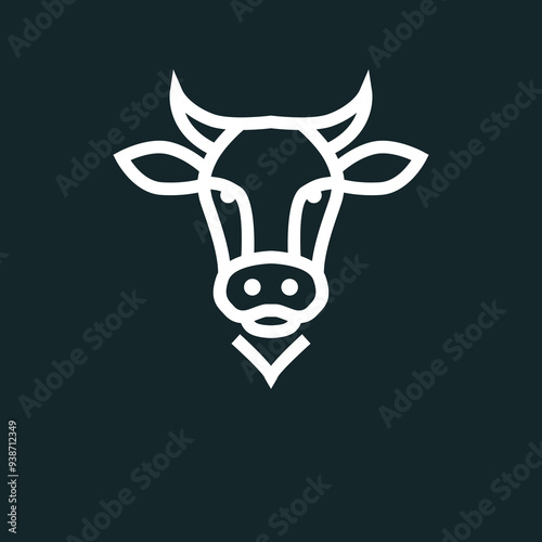 head cow vector