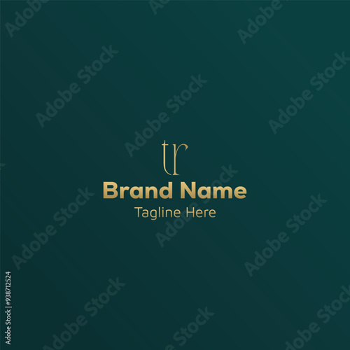 Initial based creative tr logo