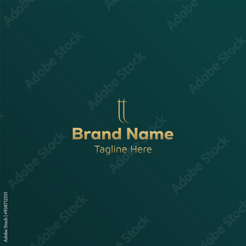 Initial based creative tt logo