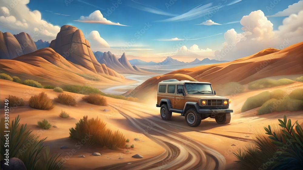 a off road terrain environment illustration background a off road terrain environment illustration background