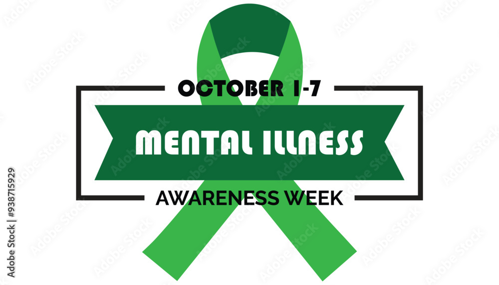 Mental illness awareness week is observed every year on October. Medical Healthcare Awareness concept. background, placard, banner template Vector illustration design. Mental illness awareness week is observed every year on October. Medical Healthcare Awareness concept. background, placard, banner template Vector illustration design.